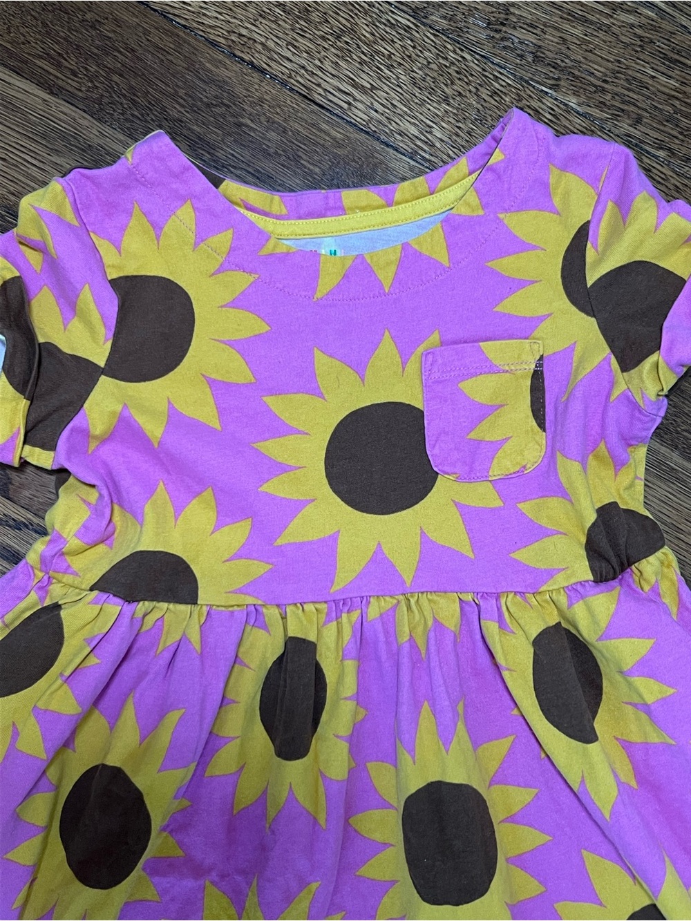 Mini Boden sunflower print dress - Picture 3 of 5